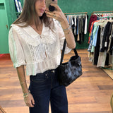 Ellery Cotton Blouse - White