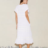 Hera Midi Tunic Dress - White