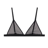 Eldra Bralette - Black Geometric Lace