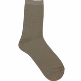 Shimmer Sheer Socks - Champagne