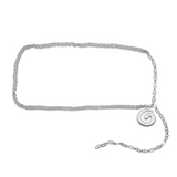 Swirl Belt - Silver