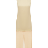 Rio Cowl Back Dress - Lemon Citrus