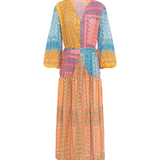 Bon Bon Maxi Smock Dress - Mosaic