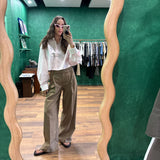 Milo Cropped Shirt - Pink