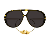 BV1273S005 Aviator Sunglasses - Havana