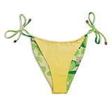 Yin Illustrated Reversible Bikini Bottom - Green
