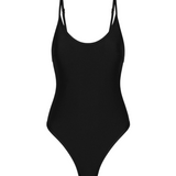 The Scoop One Piece - Black