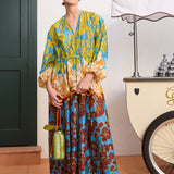 Splice Shirt Dress