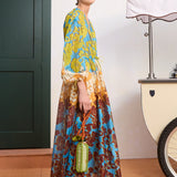 Splice Shirt Dress