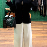 The Irving Trouser Drape Suiting - Bone