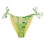 Yin Illustrated Reversible Bikini Bottom - Green