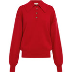 Alémais Rocky Knit Polo Cherry ghost image | Peggy Concept Store
