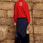 Alémais Rocky Knit Polo Cherry back view | Peggy Concept Store