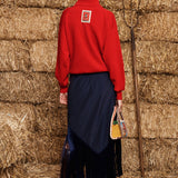 Alémais Rocky Knit Polo Cherry back view | Peggy Concept Store
