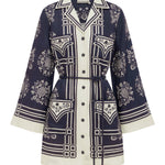 Alémais Banderra Mini Dress ghost image | Peggy Concept Store