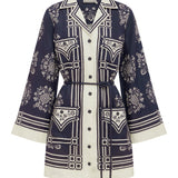 Alémais Banderra Mini Dress ghost image | Peggy Concept Store