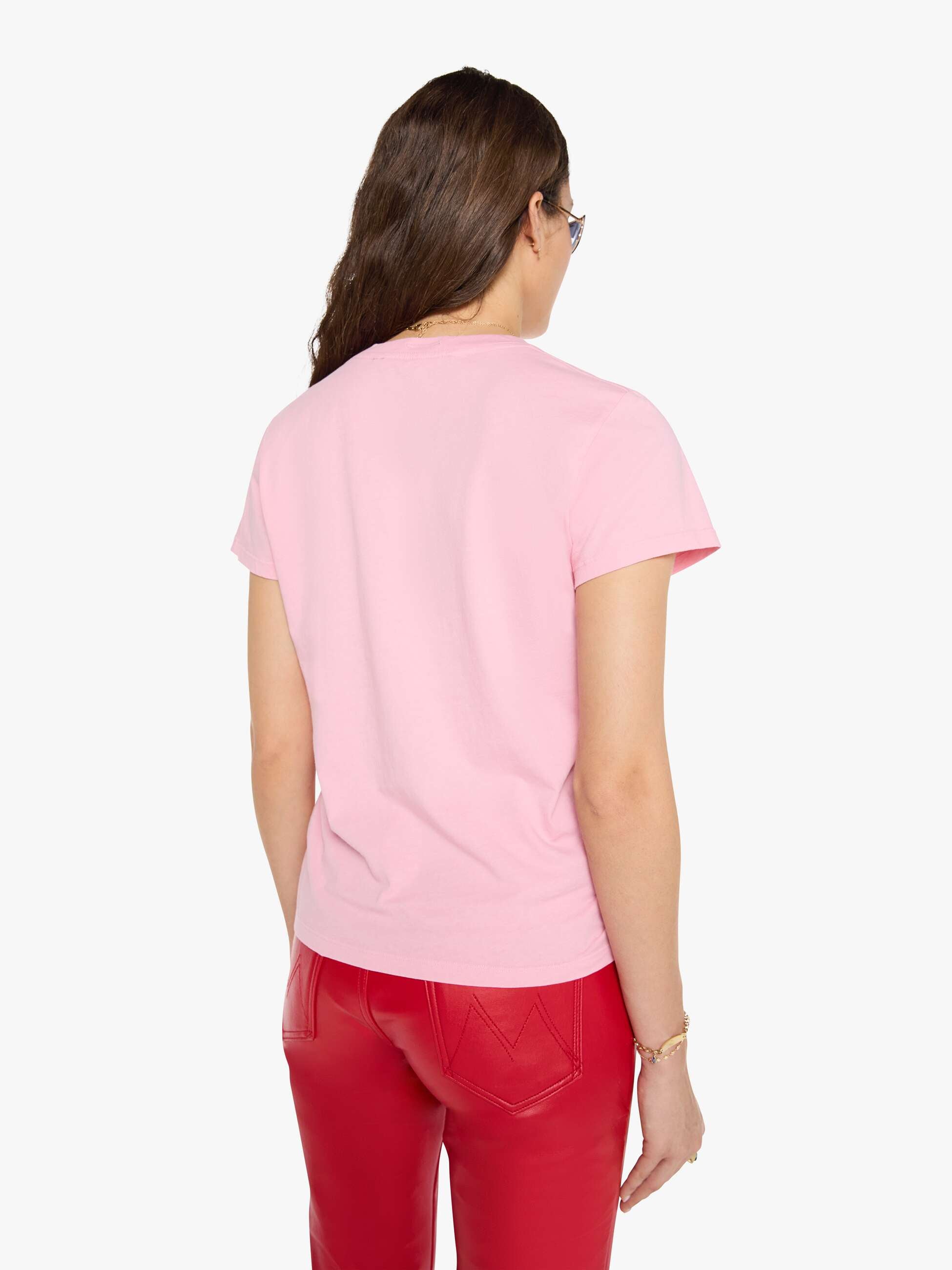MOTHER The Boxy Goodie Goodie Tee Candy Cane back