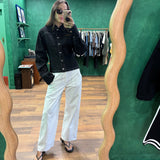 Pocket jean - white