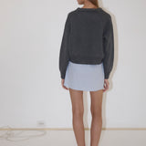 Eyelet Knit - Dark Pebble