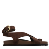Jalen Sandal - Walnut Suede