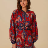 Luang Red Mini Dress
