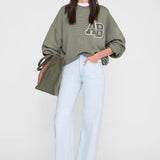 Miles Sweatshirt Letterman - Sage