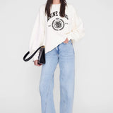 Miles Sweatshirt Collegiate - Cream