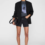 Miles Sweatshirt Palms - Washed Grey