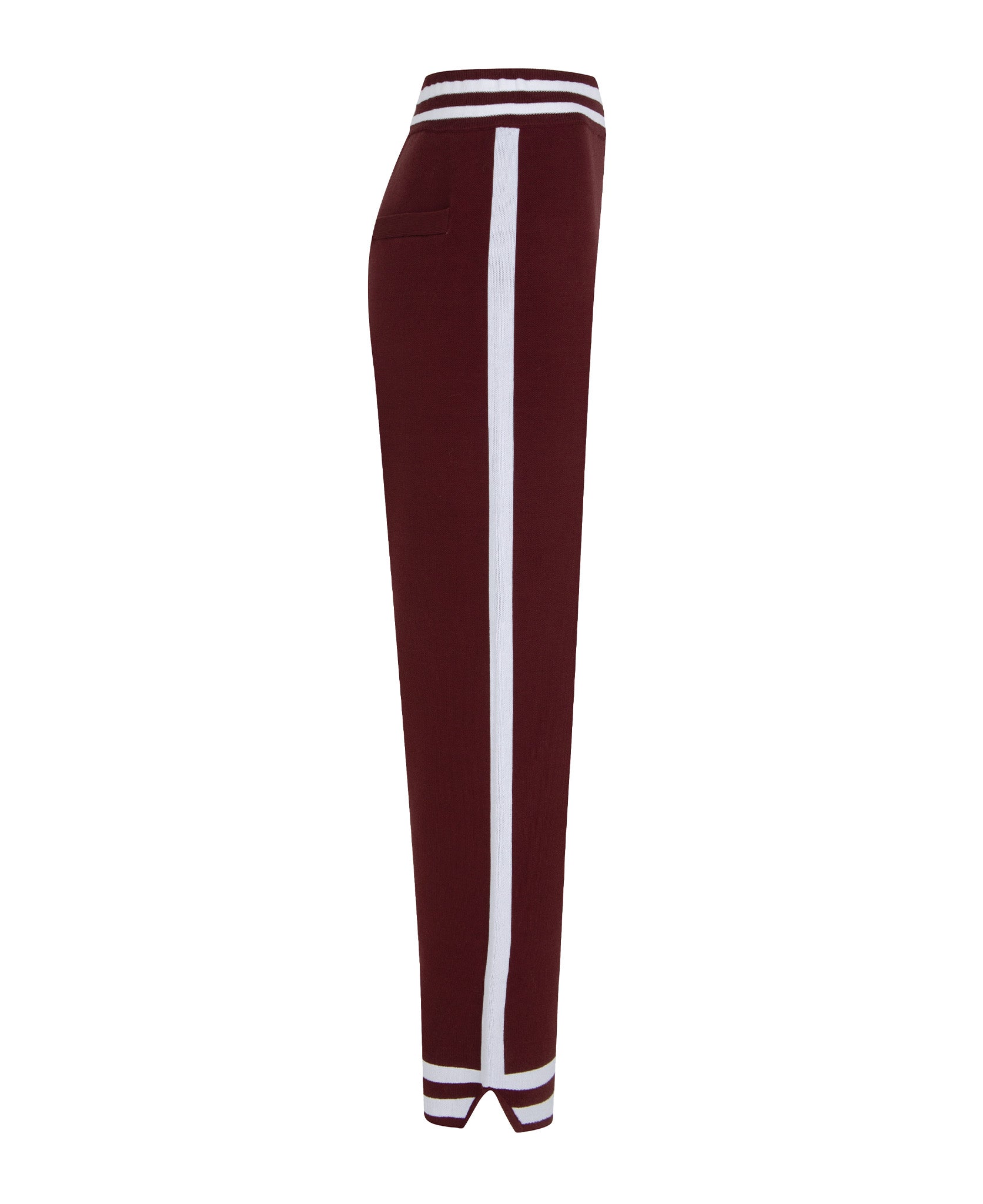Organic Romeo Track Pant in Mulberry by Nagnata - side