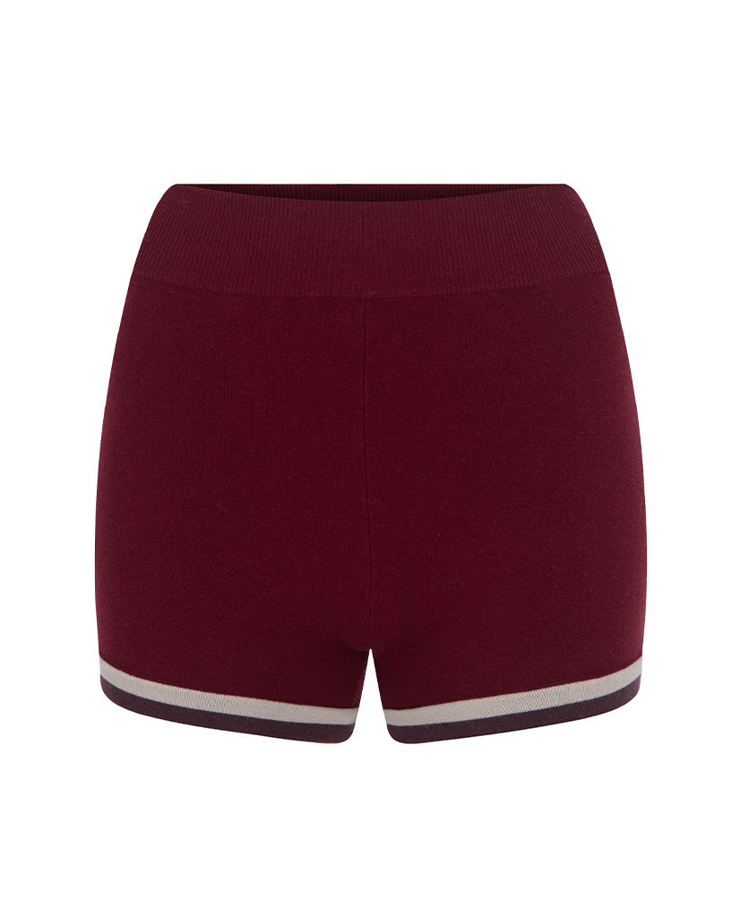 Retro Short 2.0 in Mulberry by Nagnata - front