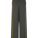 Side-Snap Track Pant - Forest/Chartreuse