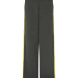 Side-Snap Track Pant - Forest/Chartreuse