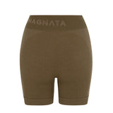 Ballet Wool Mini Short in Harvest by Nagnata - back