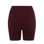 Ballet Wool Mini Short in Mulberry by Nagnata - back