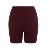 Ballet Wool Mini Short in Mulberry by Nagnata - back