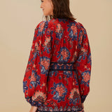 Luang Red Mini Dress