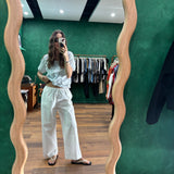 Ease Trouser - White