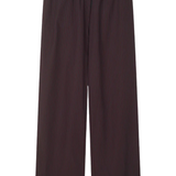 Double Button Pant - Brown Stripe
