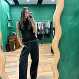 Fringe Top - Black