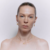 Gorgoneion Lion Hoops - 18K Gold Plated