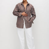 Classic Stripe Shirt - Chocolate Stripe