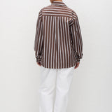 Classic Stripe Shirt - Chocolate Stripe