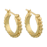 Angelica Hoop Earrings- 18K Gold Plated