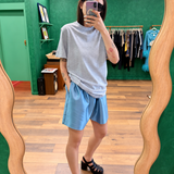 Harris Tapper Drew T-Shirt Grey Marle