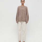 Brushed Alpaca Sweater - Alpine