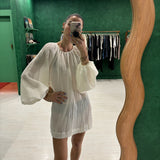 Billow Sleeve Mini - Natural