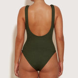 Domino Swim - Metallic Khaki