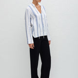 Fisherman Popover Shirt - Porto Stripe