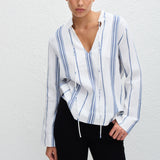 Fisherman Popover Shirt - Porto Stripe
