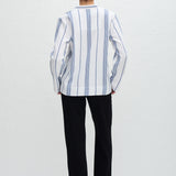 Fisherman Popover Shirt - Porto Stripe